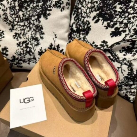 Ugg Chestnut Tazz Platform Tasman Slippers Shoes Women - Picture 6 of 7